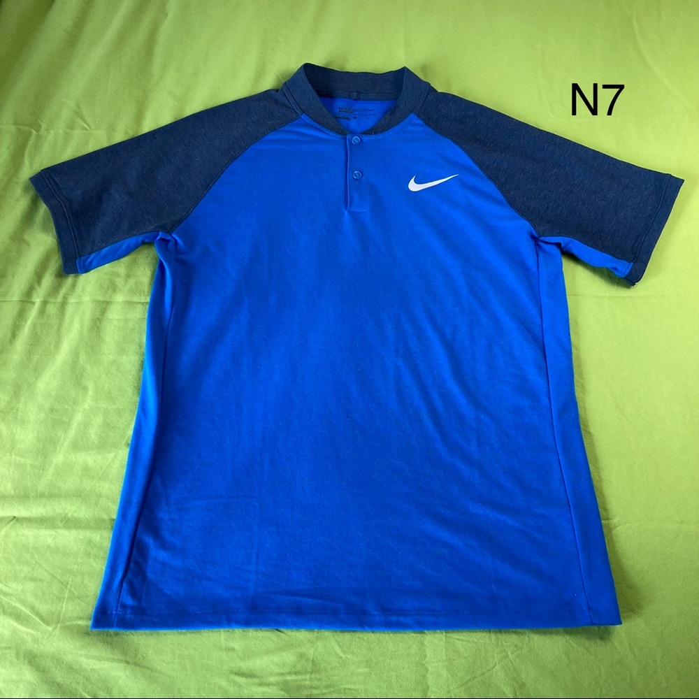 Nike Dri-FIT Victory Blade Polo two tone Navy and Royal